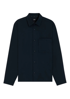 BOSS button-up long-sleeve shirt - Black