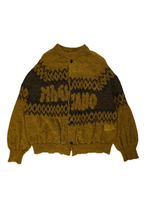 Magliano asymmetric cardigan - Yellow