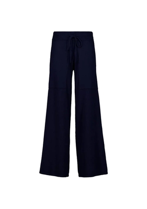 Lisa Yang Omi straight-leg knitted trousers - Blue