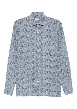 Kiton patterned shirt - Blue