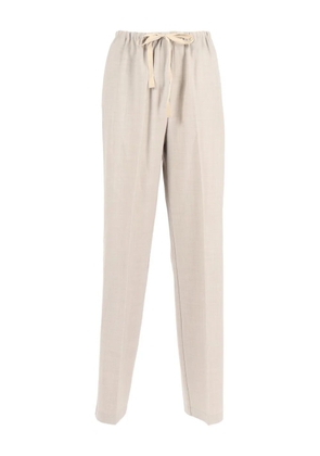Forte Forte drawstring trousers - Neutrals