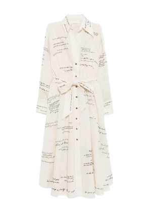 ZIMMERMANN Dream shirt dress - Neutrals