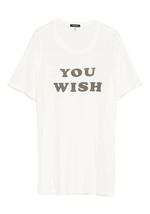 R13 graphic-print t-shirt - Neutrals