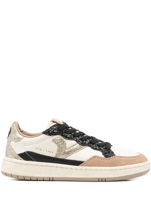 Victoria Smash glitter-detail sneakers - White