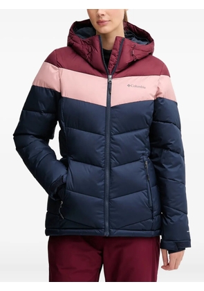 Columbia logo-print ski jacket - Blue