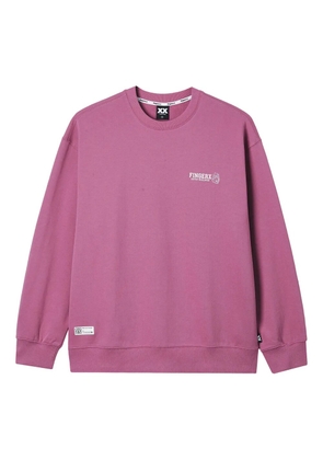 FINGERCROXX graphic-print crew-neck sweatshirt - Pink