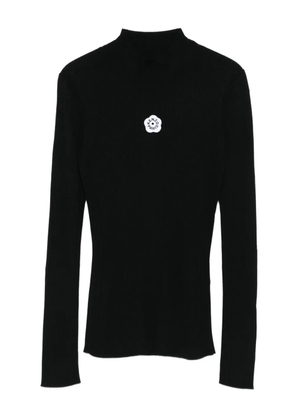 Kenzo Boke Flower 2.0 mock-neck long-sleeve top - Black
