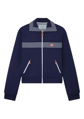 Casablanca striped-panel jacket - Blue