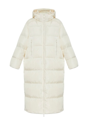 Add zip-fastening padded coat - Neutrals