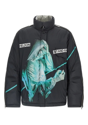 Undercover zip padded jacket - Black