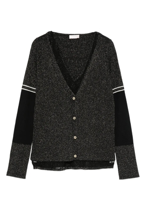 LIU JO panelled cardigan - Black