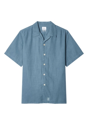 PS Paul Smith revere-collar short-sleeve shirt - Blue
