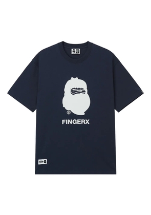 FINGERCROXX graphic-print T-shirt - Blue