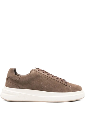 GUESS USA suede platform sneakers - Brown