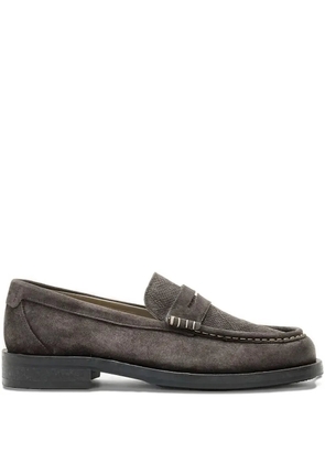 AllSaints Bloom penny loafers - Grey