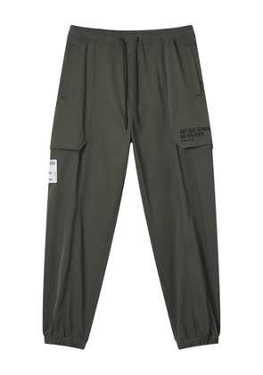 FINGERCROXX cargo-pocket elasticated trousers - Green