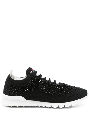 Kiton Fit beaded sneakers - Black