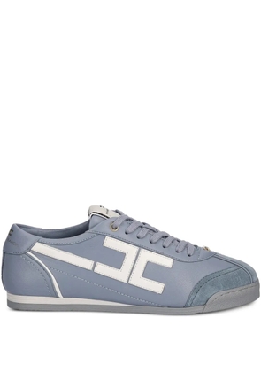 Elisabetta Franchi logo-appliqué sneakers - Blue