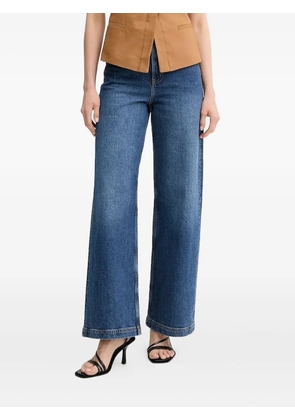 MUNTHE high-waisted wide-leg jeans - Blue
