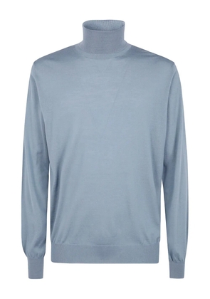 Filippo De Laurentiis turtleneck long-sleeve sweater - Blue