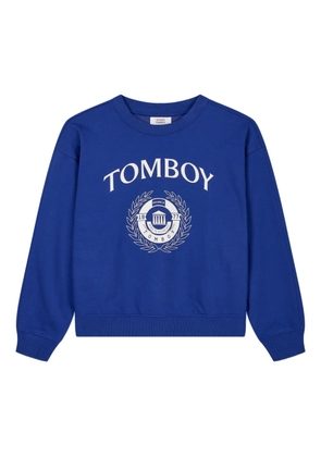 TOMBOY University cotton sweatshirt - Blue