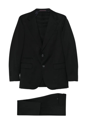 Bagnoli Sartoria Napoli peak-lapel single-breasted suit - Black