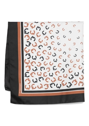 Coccinelle silk scarf - Black