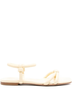 Gianvito Rossi knotted ankle-strap sandals - Yellow