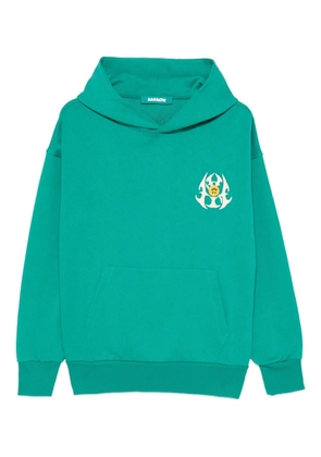 BARROW graphic-print hoodie - Green