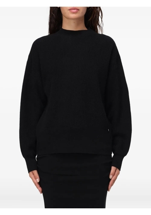 LIU JO open-back pearl-button top - Black