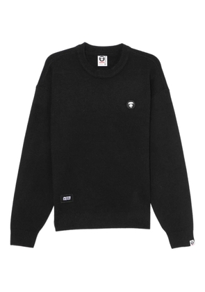 AAPE BY *A BATHING APE® logo-patched sweatshirt - Black