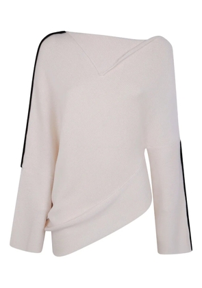 PierAntonioGaspari stripe knit jumper - Neutrals