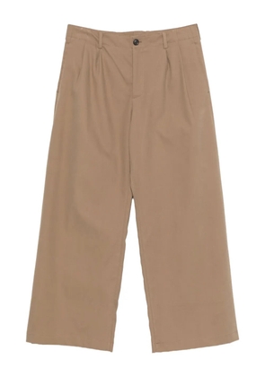 OUR LEGACY pleated cotton trousers - Neutrals