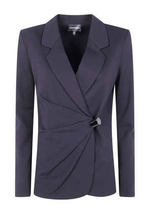 Emporio Armani button detail jacket - Black