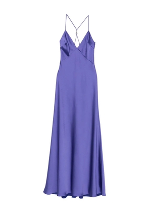 Patrizia Pepe thin-straps long dress - Purple