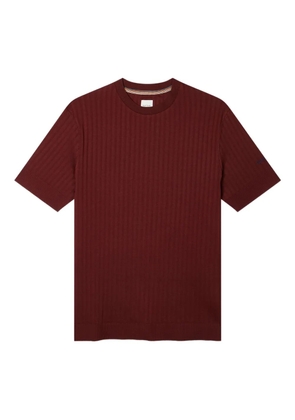 Paul Smith ribbed crew-neck T-shirt - Red