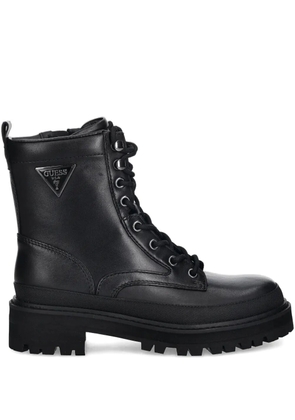 GUESS USA 40mm Bada lace-up combat boots - Black