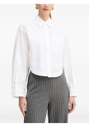 BOSS pocket long-sleeve shirt - White