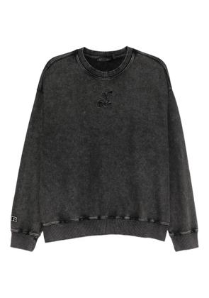 FIVE CM logo washed sweatshirt - Black