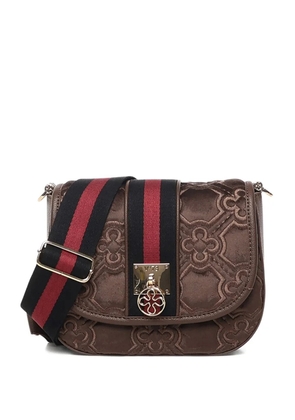 V°73 quilted-effect shoulder bag - Brown