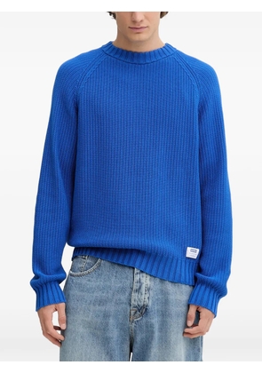 HUGO crew-neck knit sweater - Blue