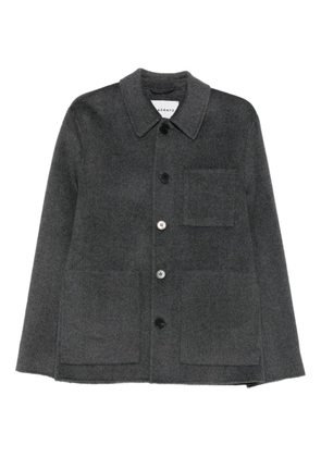AMARÁNTO point-collar shirt jacket - Grey