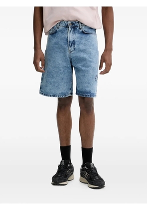 INBETWEENERS graphic denim shorts - Blue