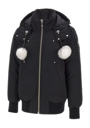 Moose Knuckles Debbie detachable-hood bomber jacket - Black