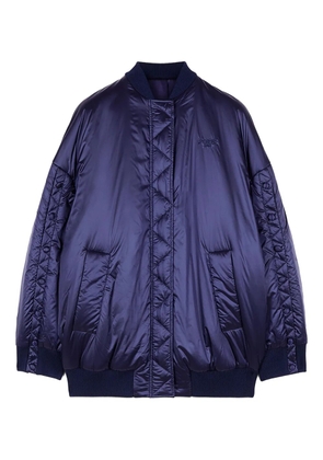 Ports 1961 quilted snap-fastening bomber jacket - Blue