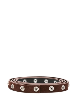 The Attico studded belt - Brown