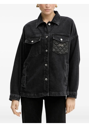 LIU JO quilted-pocket jacket - Black
