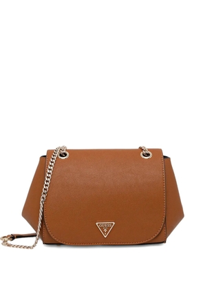 GUESS USA Talent logo shoulder bag - Brown