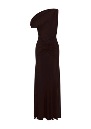 Nicholas Elza one-shoulder maxi dress - Brown