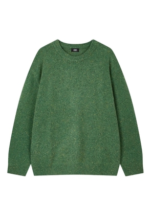 TOMBOY speckle-knit sweater - Green